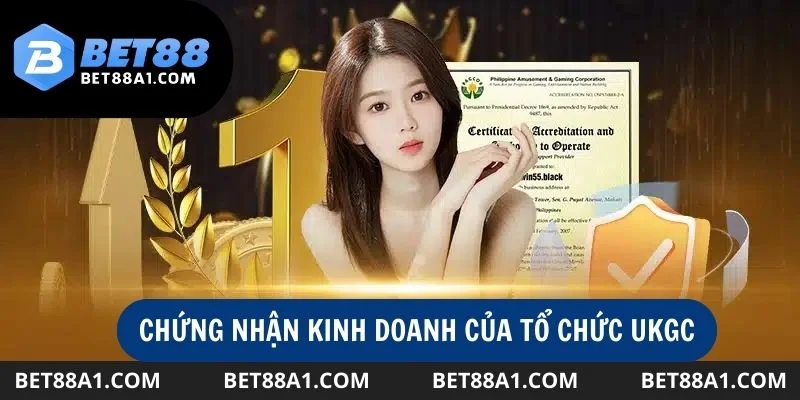 Chứng nhận kinh doanh của tổ chức UKGC